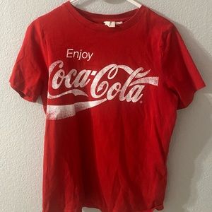 red coca-cola shirt